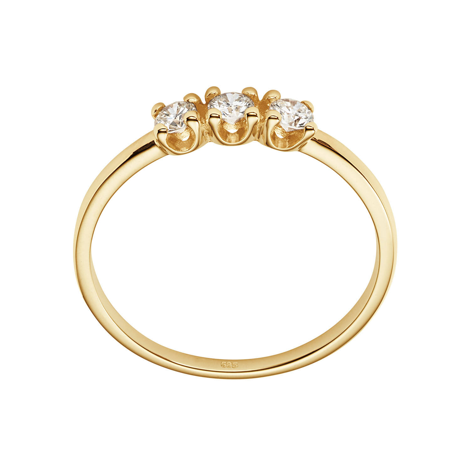  Bagues pierre - Memoire - 0.3ct