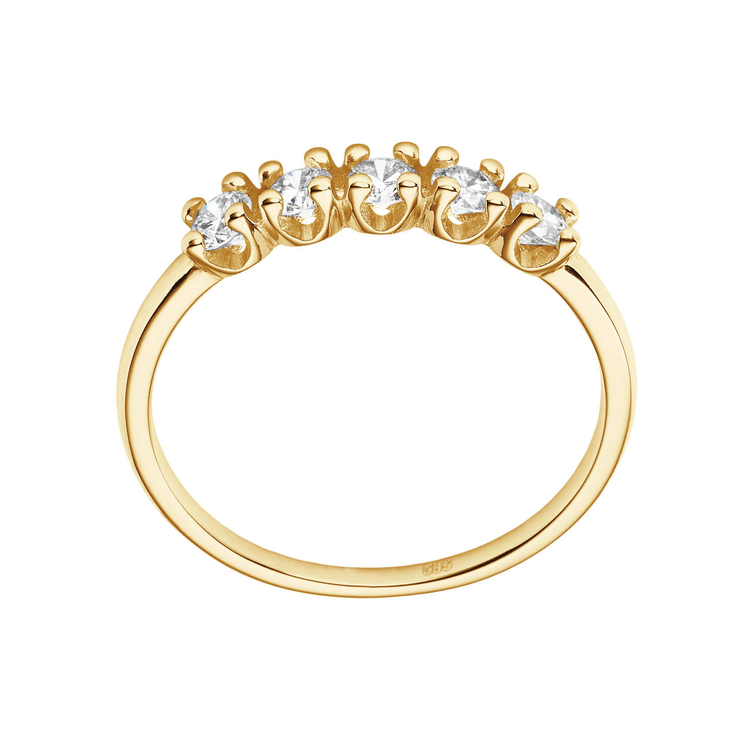  Rings with stone - Memoire - 0.5ct
