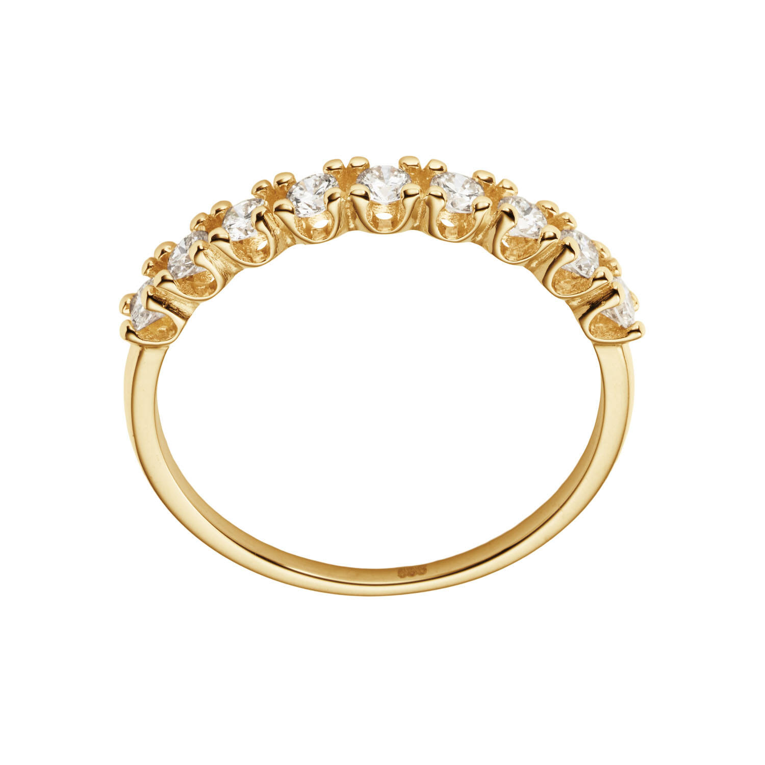  Ringe mit Stein - Memoire - 0.45ct