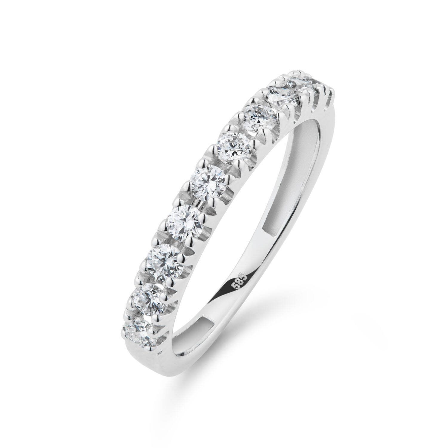  Bagues pierre - Alliance - 0.5ct