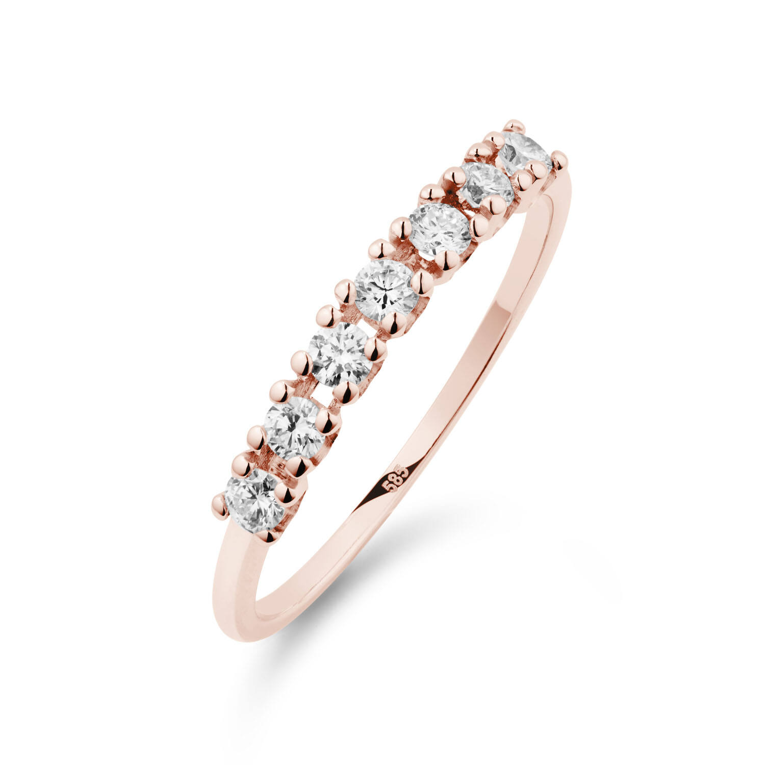  Ringen met steen - Memoire - 0.35ct