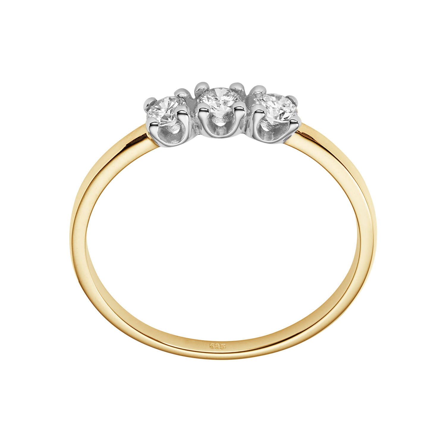  Bagues pierre - Memoire - 0.3ct