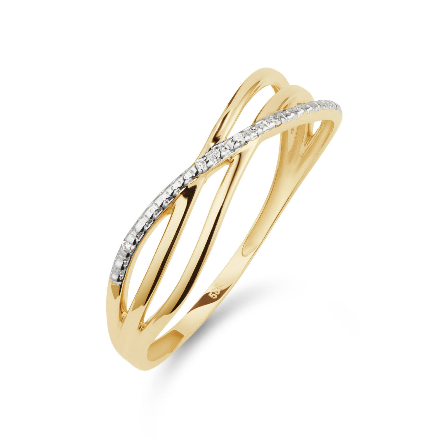  Ringen met steen - Infini - 0.08ct