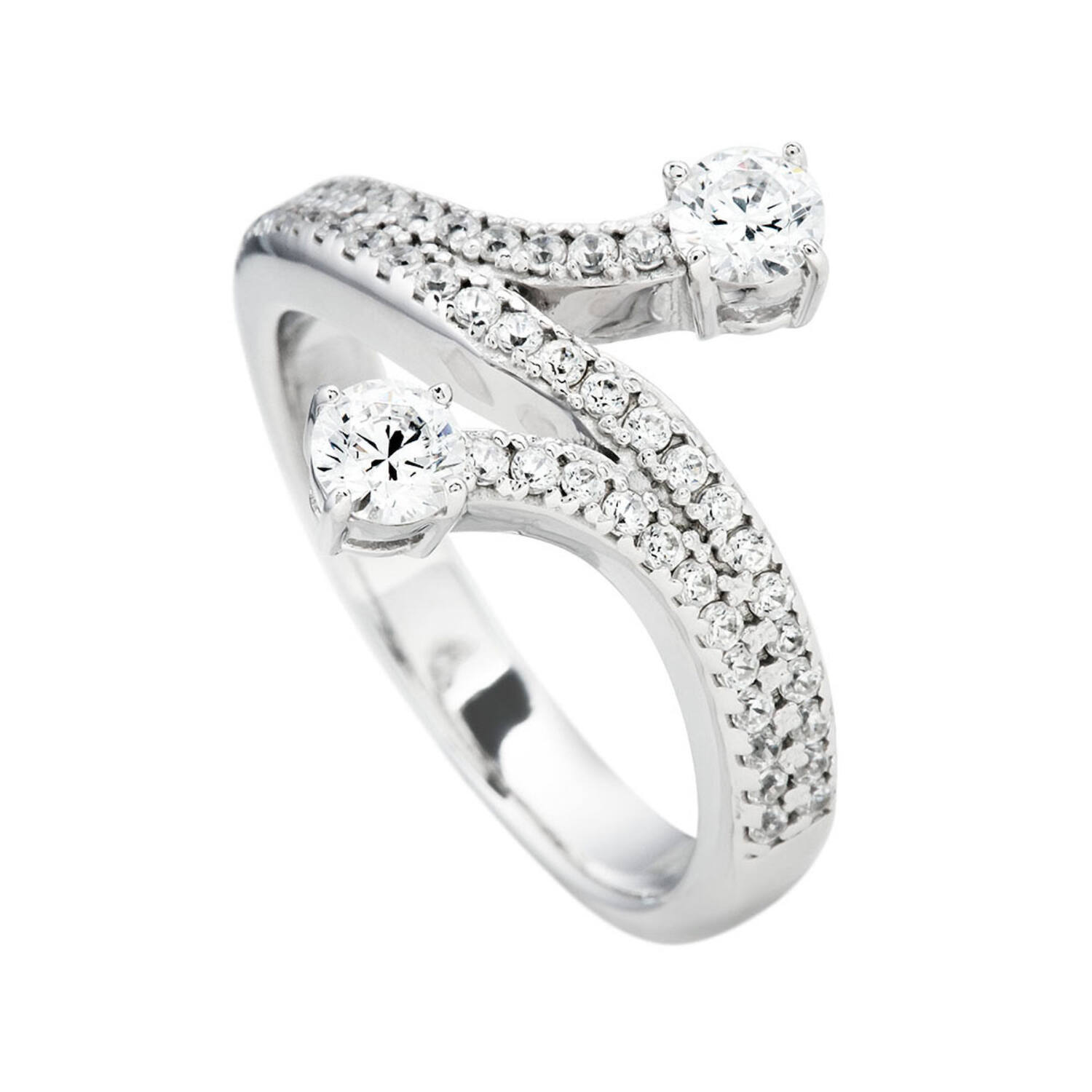  Rings with stone - Silver - Zirconia