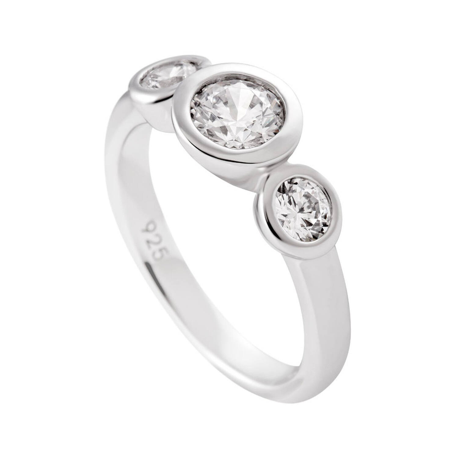  Ring - Zilver - Zirkonia