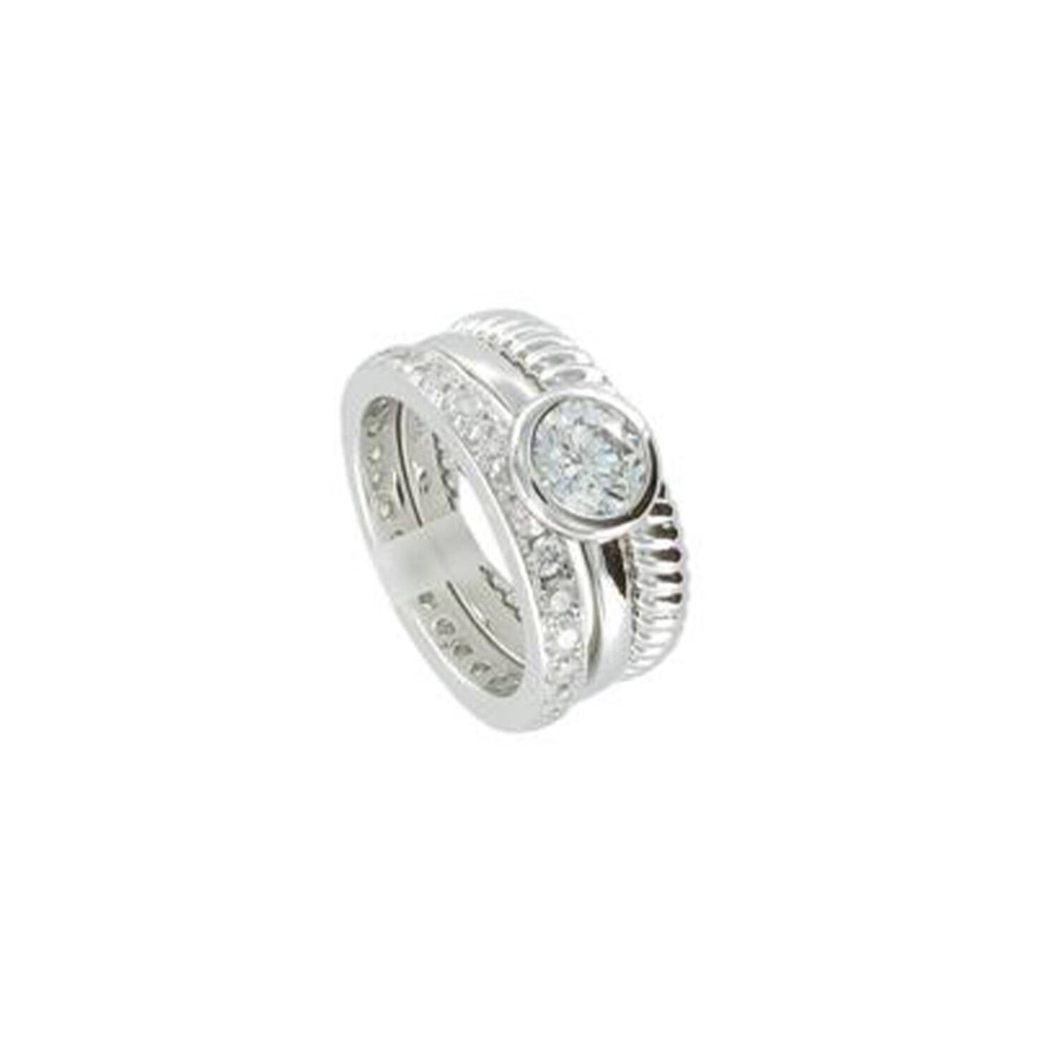  Ring - Zilver - Zirkonia