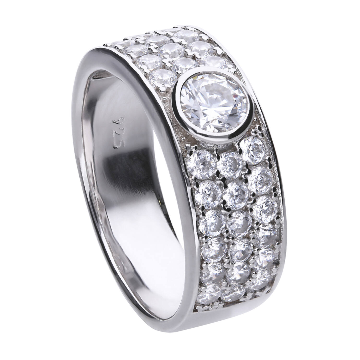  Bagues pierre - Argent - Zircone