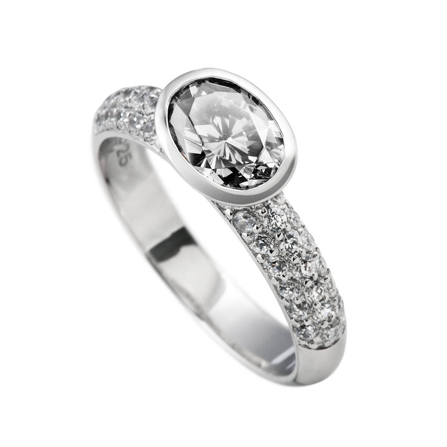  Bagues pierre - Argent - Zircone
