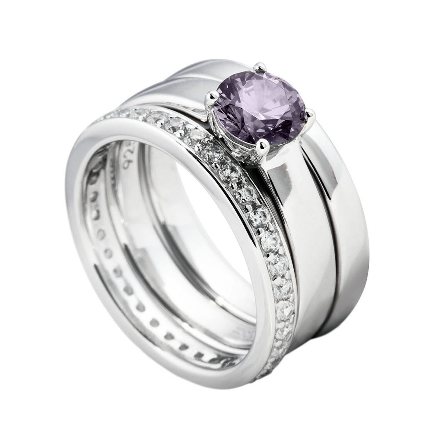  Ring - Zilver - Zirkonia