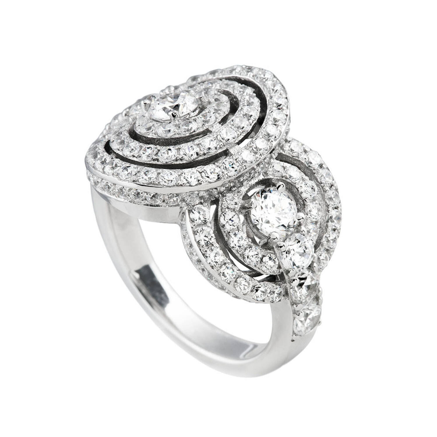 Ring - Zilver - Zirkonia