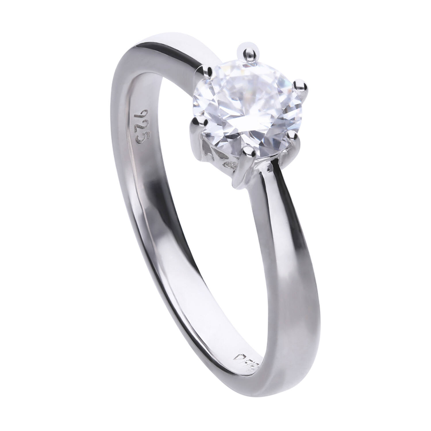  Ringe ohne Stein - Zirkonia