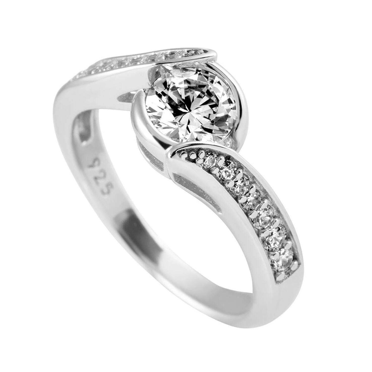  Ring - Zilver - Zirkonia