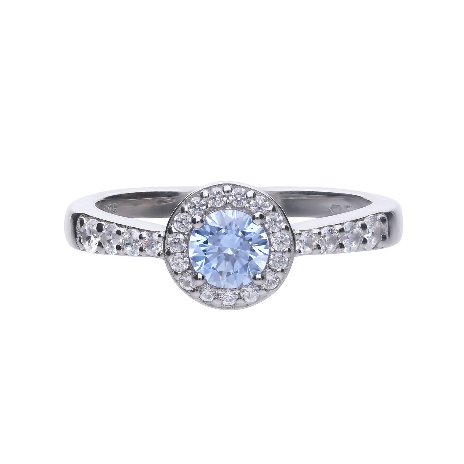  Ringe mit Stein - Silber - Zirkonia