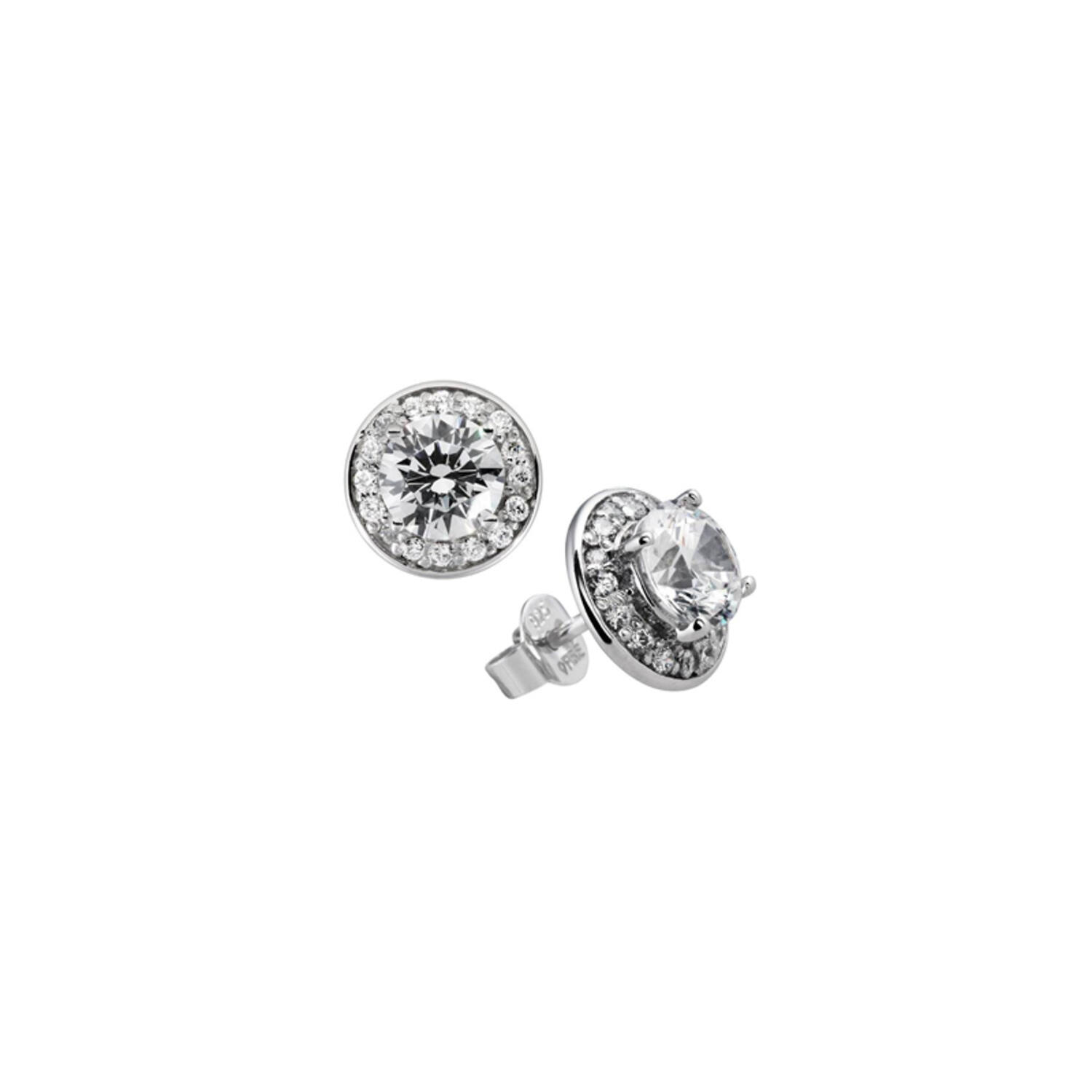  Ear studs - Silver - Zirconia