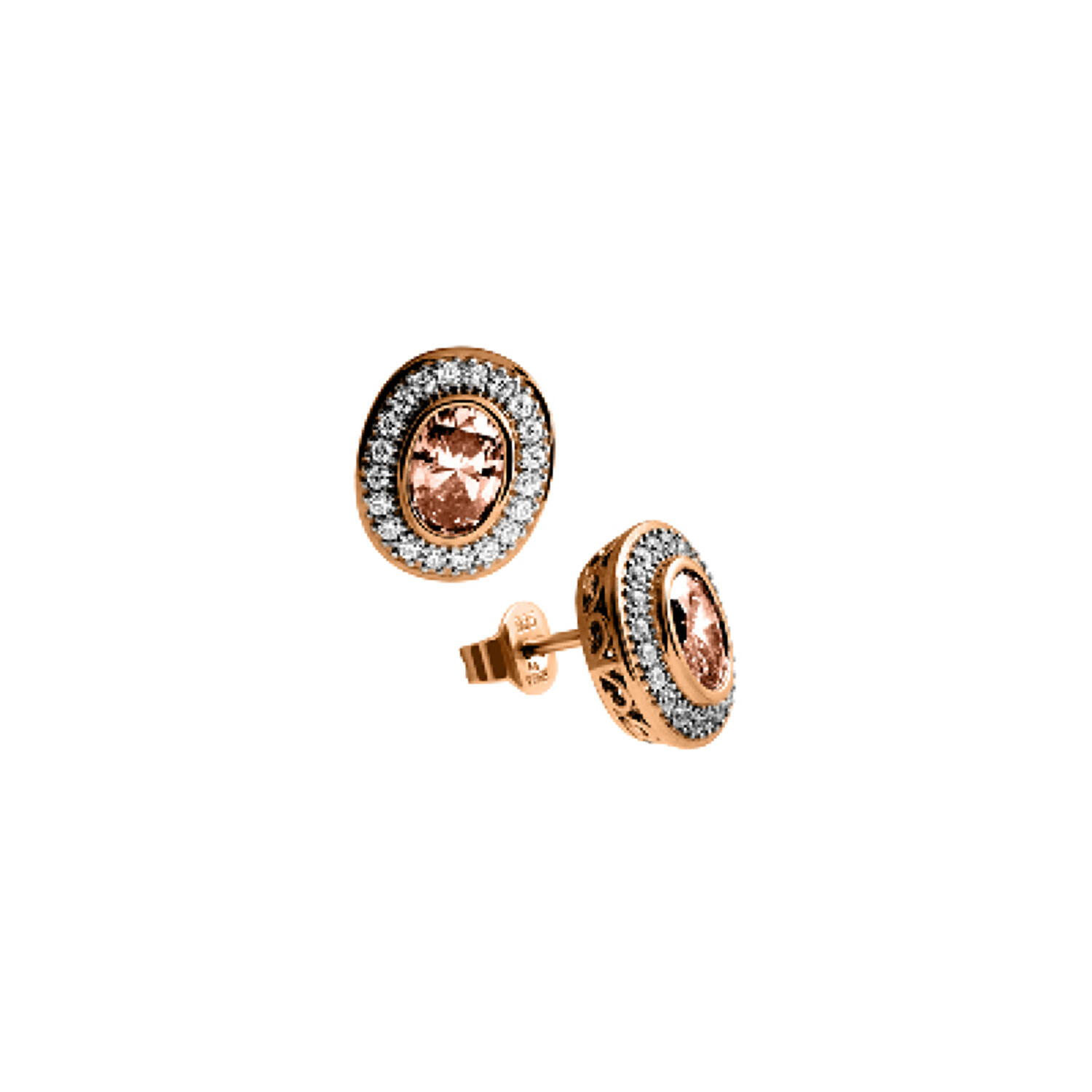  Ear studs - Silver - Zirconia