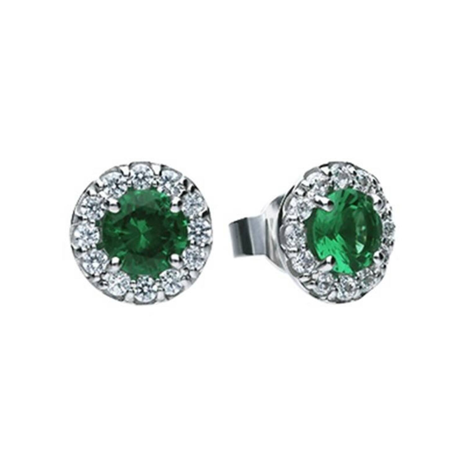  Ear studs - Silver - Zirconia