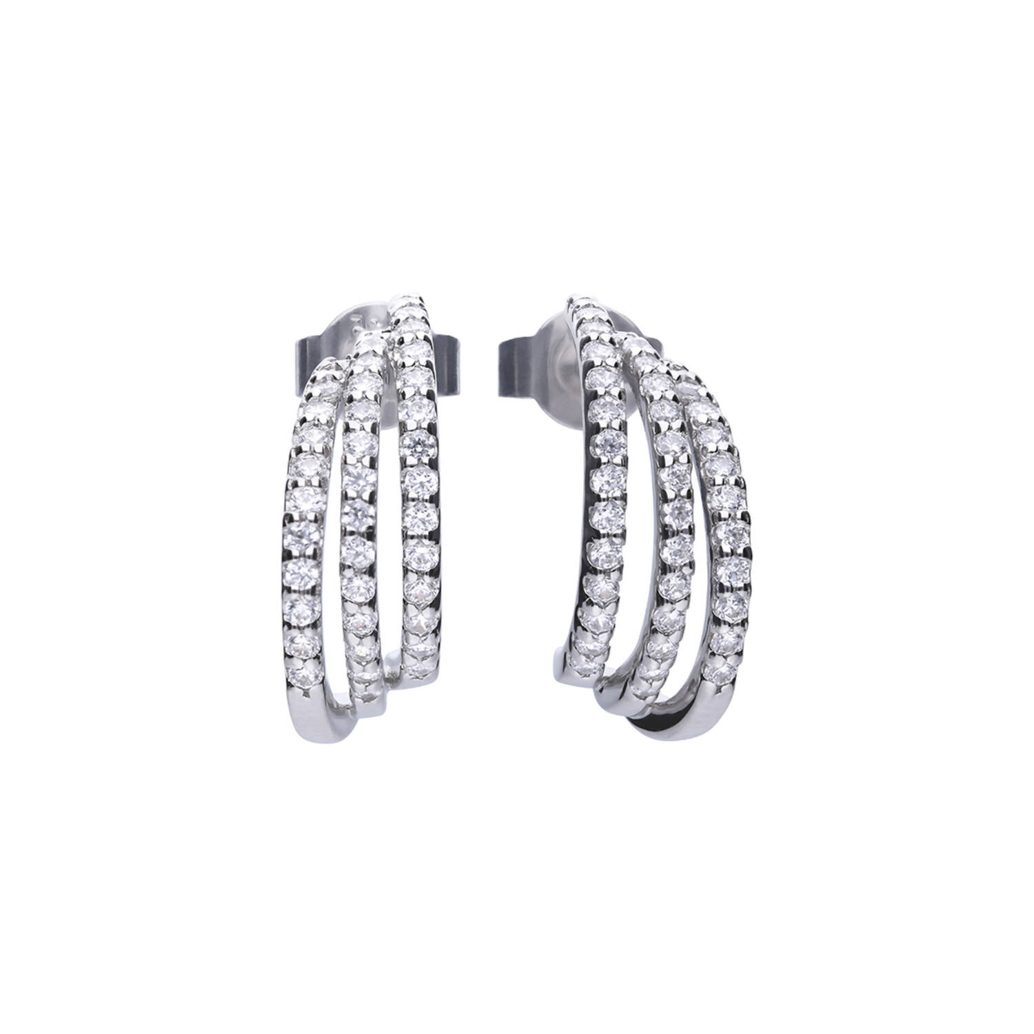 Créoles - Argent - Zircone