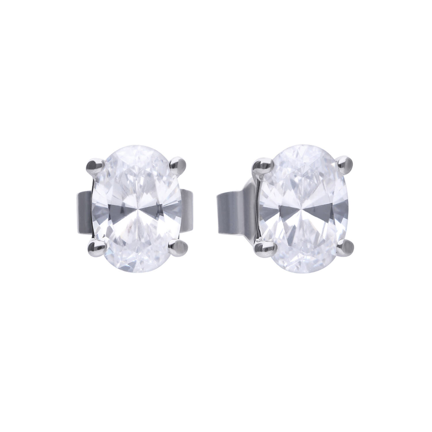  Ohrstecker - Silber - Zirkonia