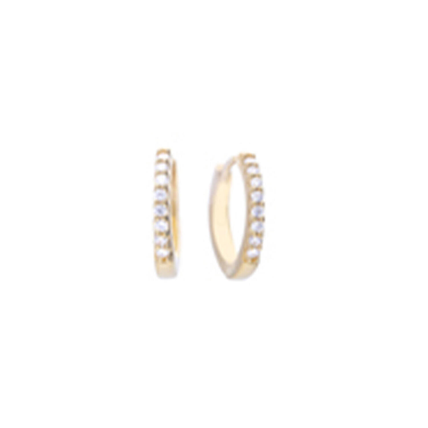  Earrings - Silver - Zirconia