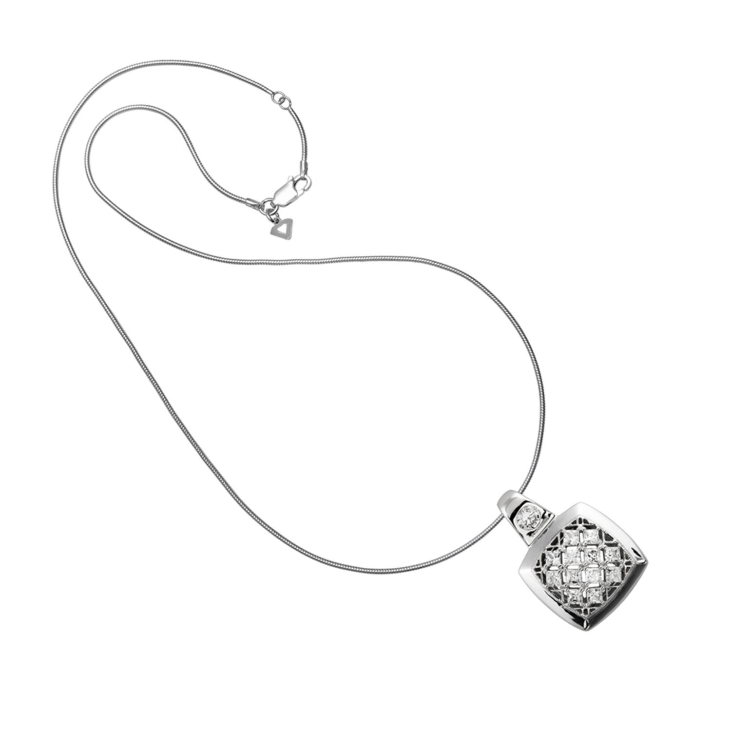  Colliers à pendentif - Argent - Zircone