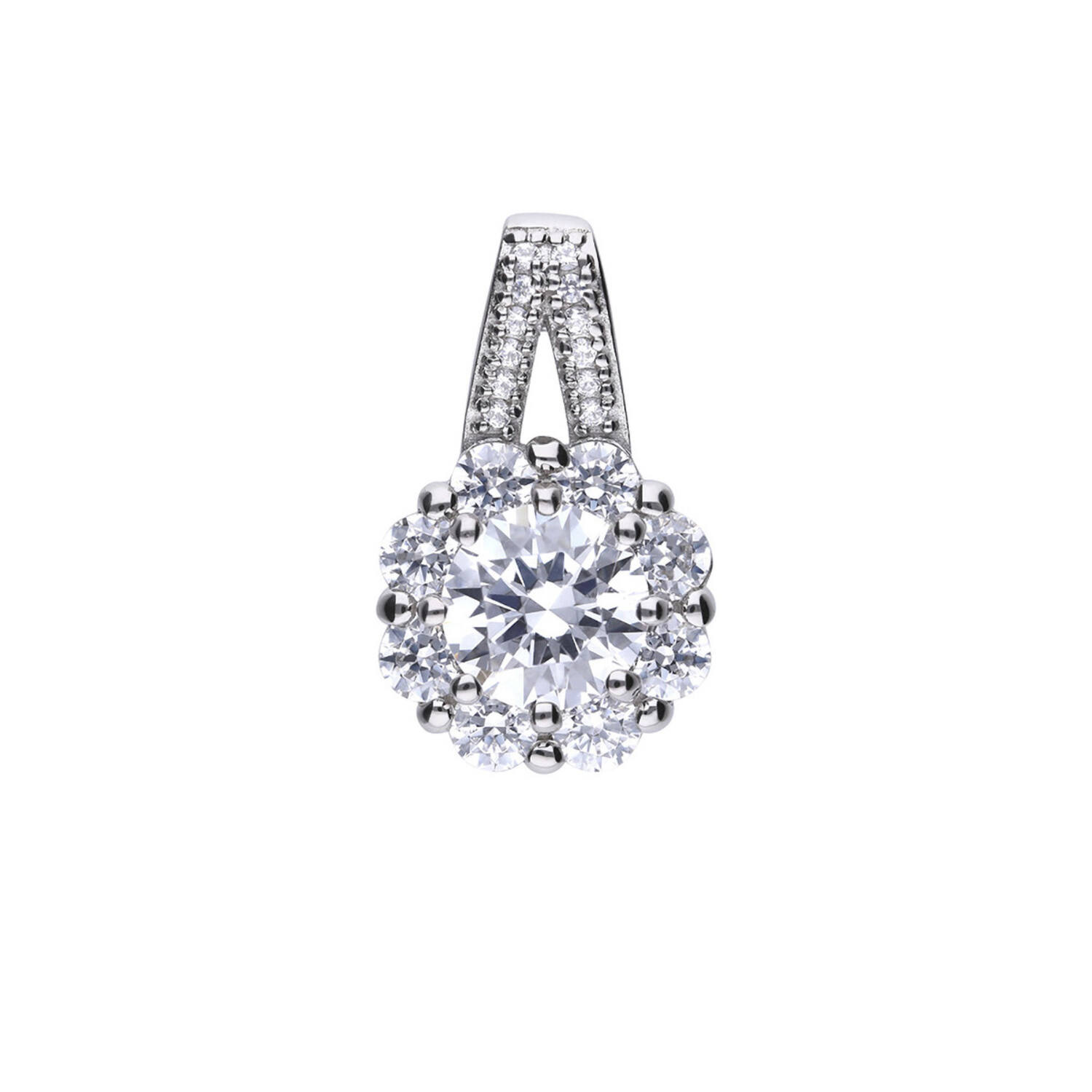  Colliers à pendentif - Argent - Zircone