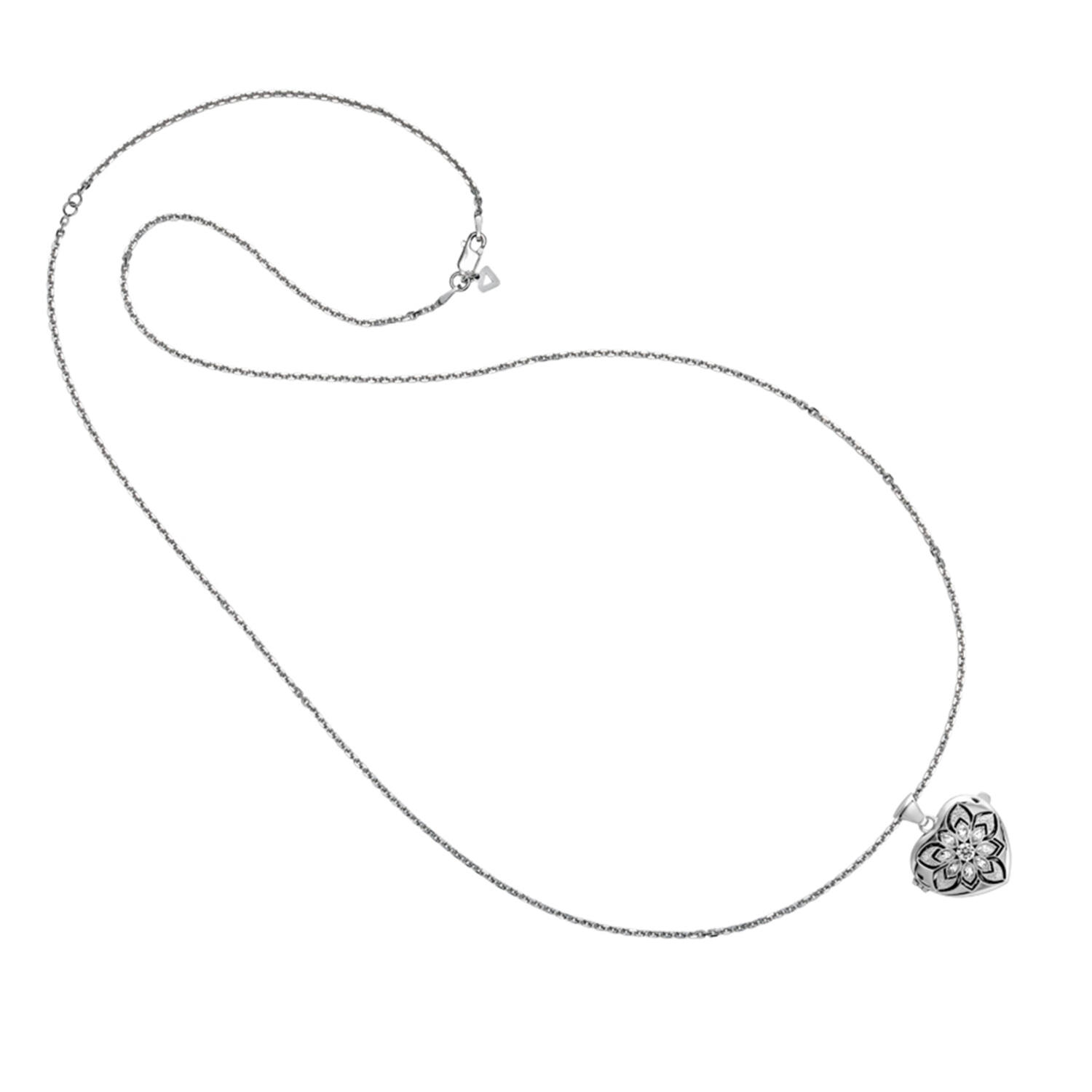  Ketten mit Anhänger - Silber - Zirkonia