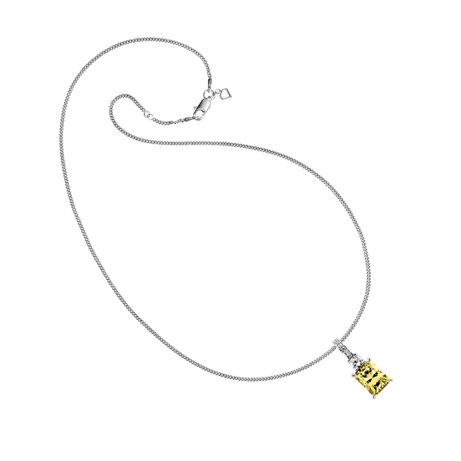  Colliers à pendentif - Argent - Zircone