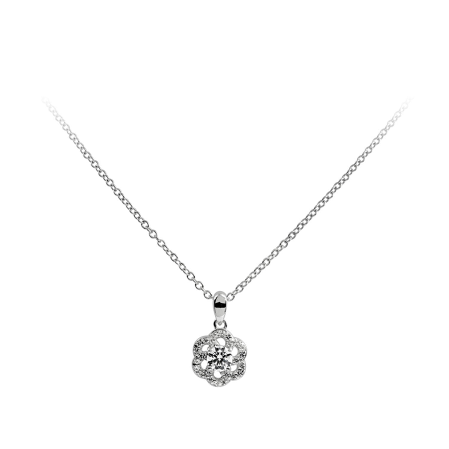  Colliers à pendentif - Argent - Zircone
