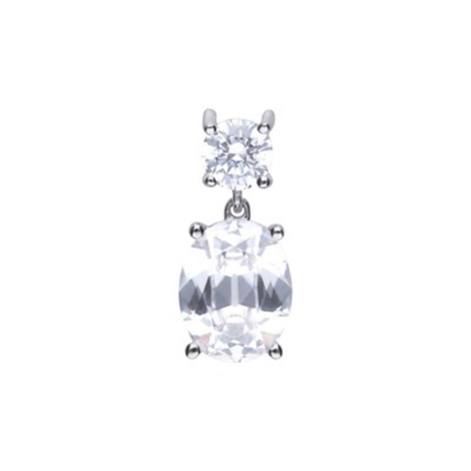  Colliers à pendentif - Argent - Zircone