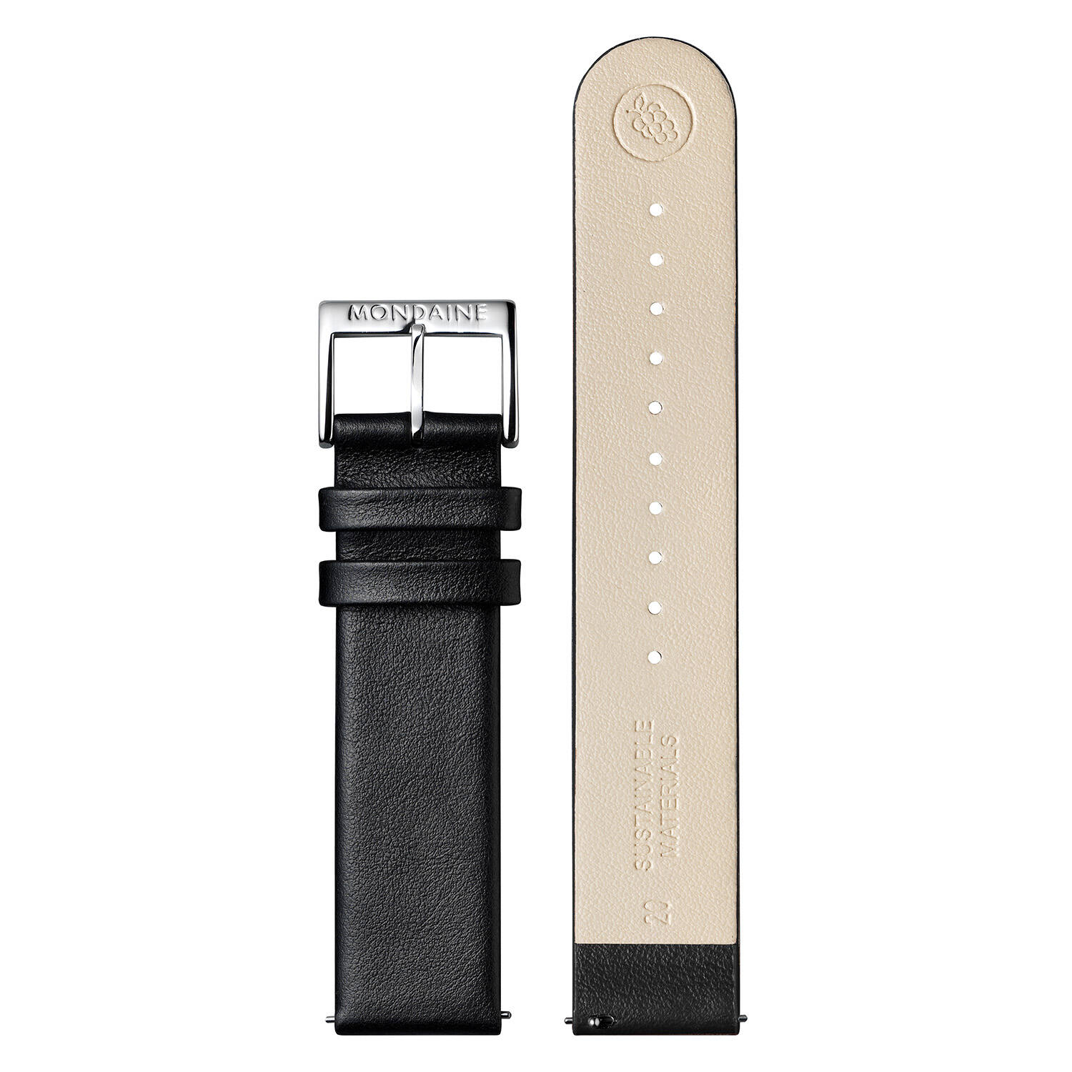 Vegan Druif - 16mm - M - Glanzende Gesp