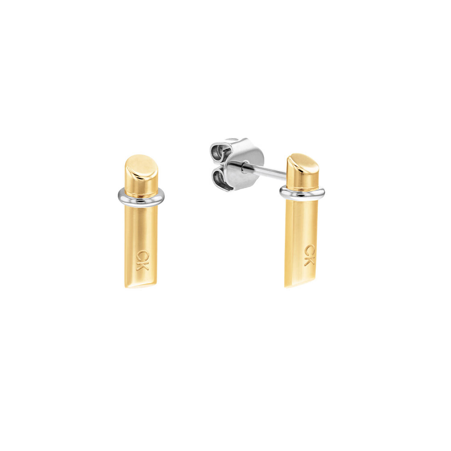  Ear studs - Steel - 1cm