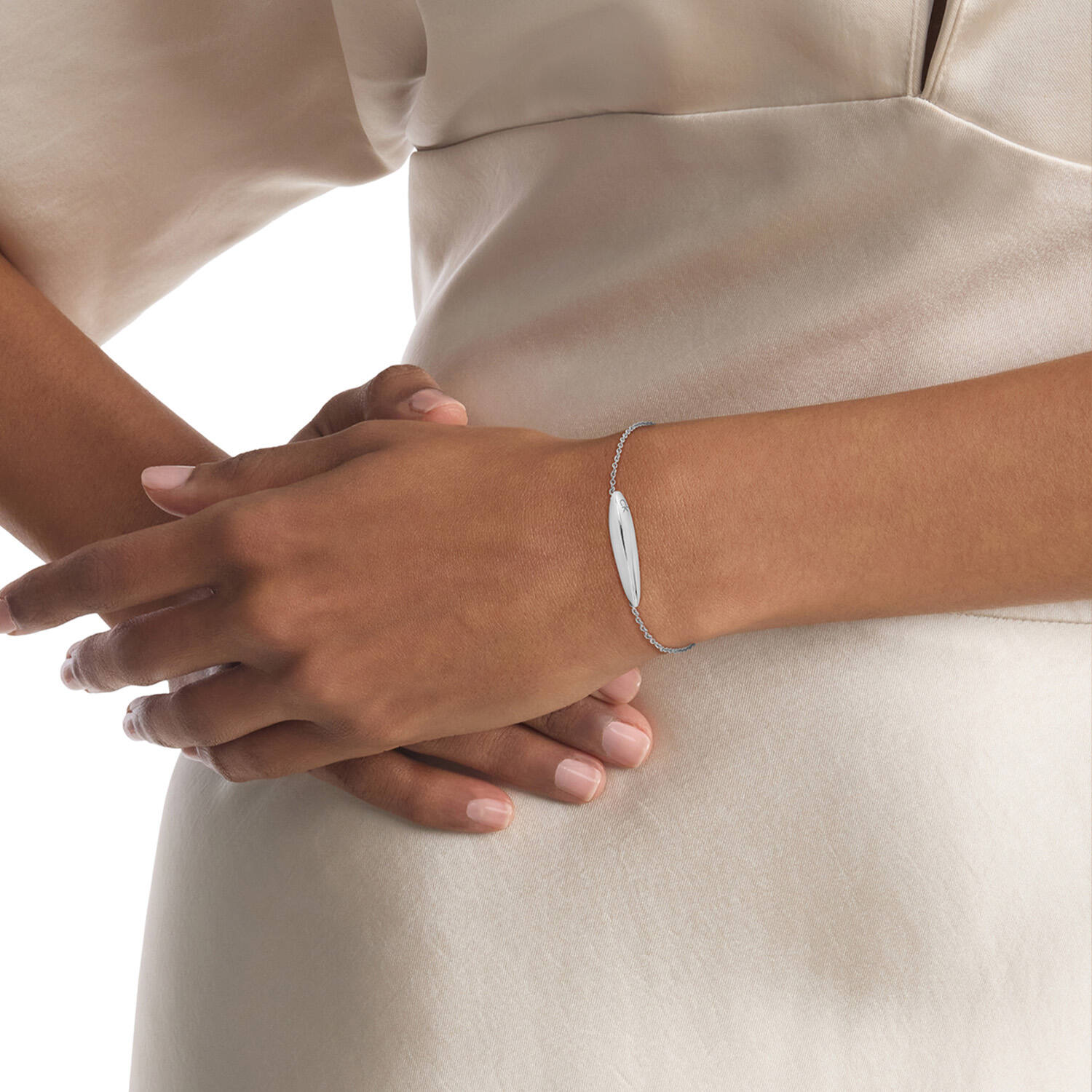  Bracelets à maillons - Acier - 22cm