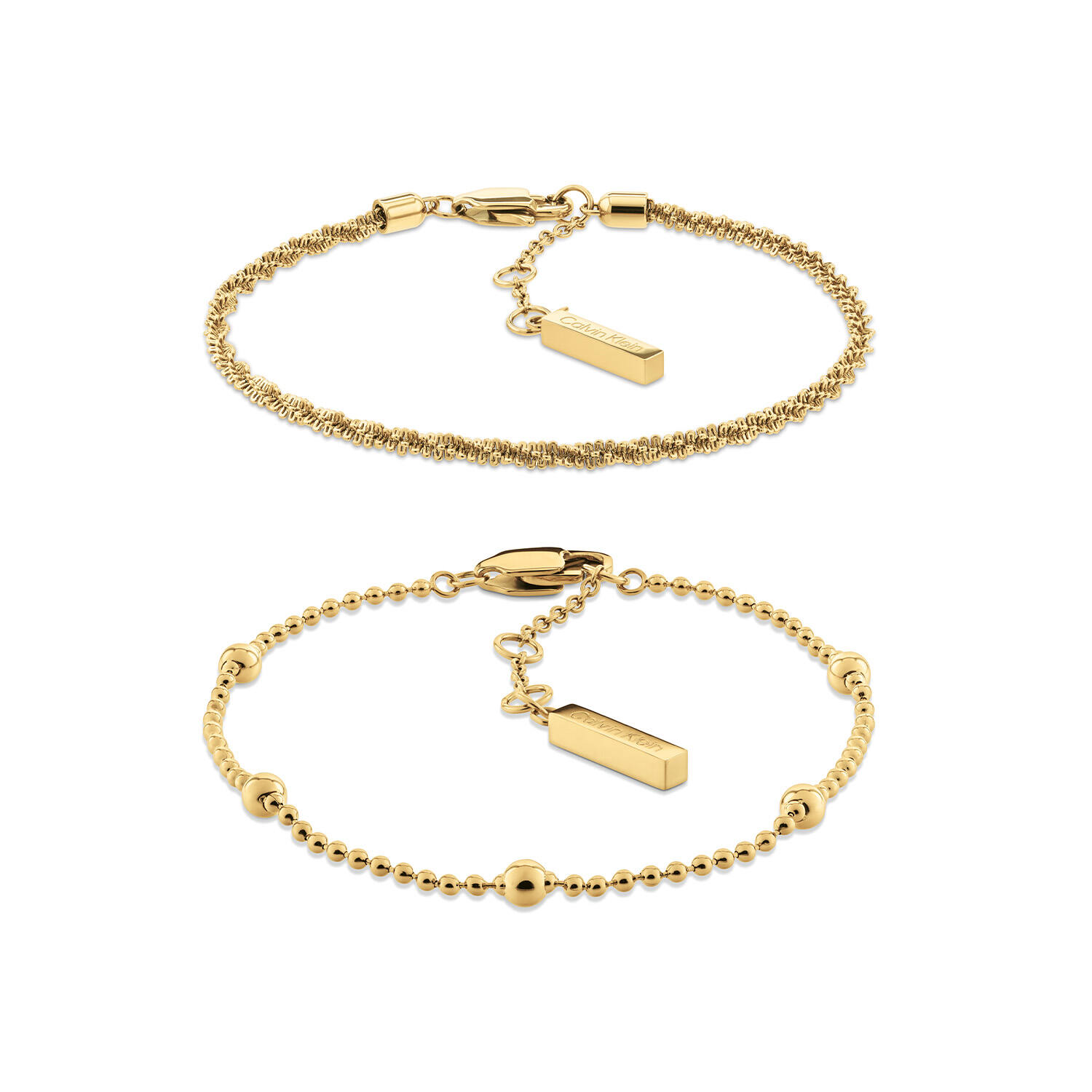  Bracelets à maillons - Acier - 18,5cm