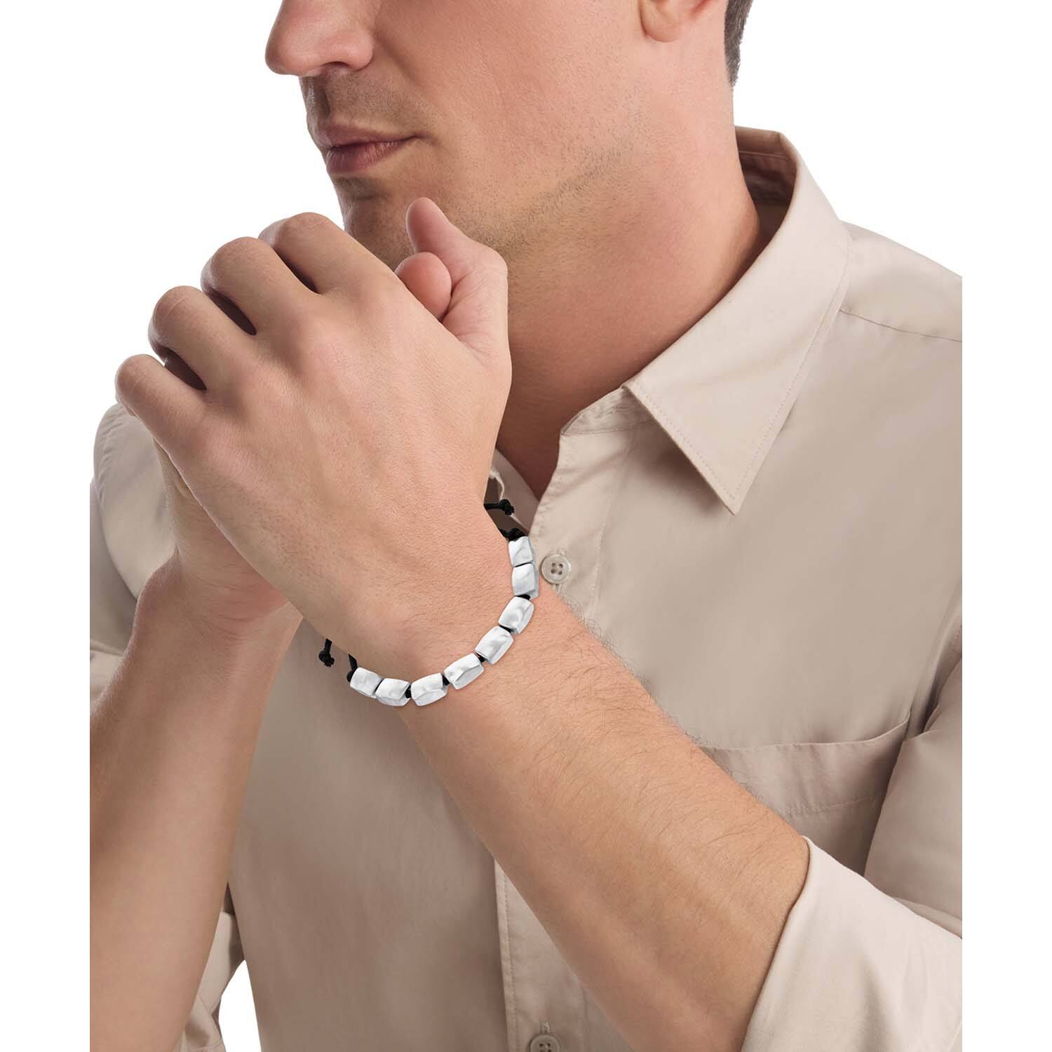  Leather bracelets - Leather - 17,5cm