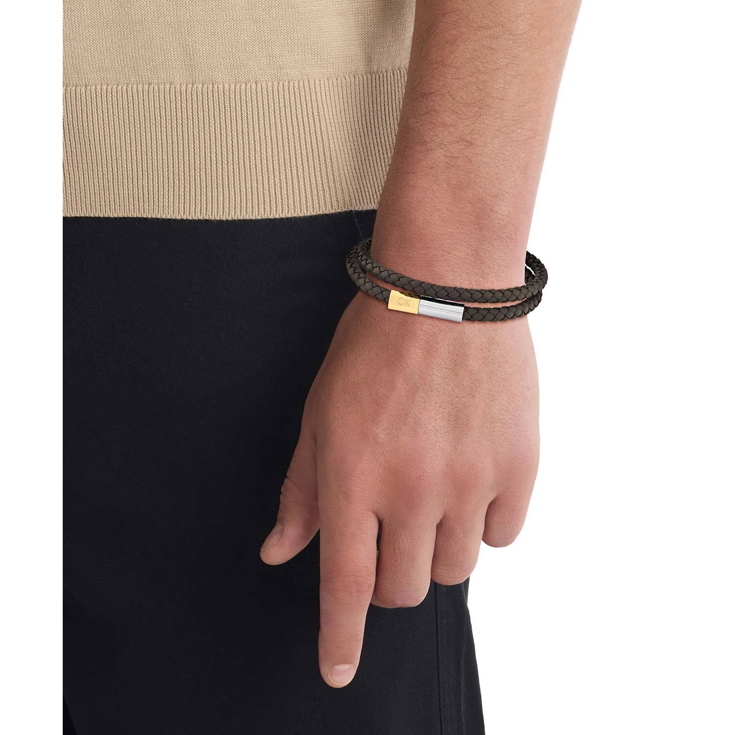  Leather bracelets - Leather - 39-42cm