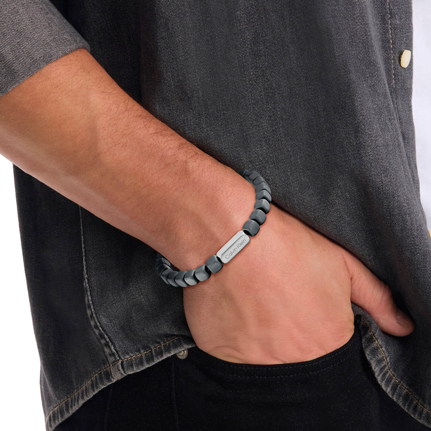  Perlenarmbänder - Edelstein - 17,5cm