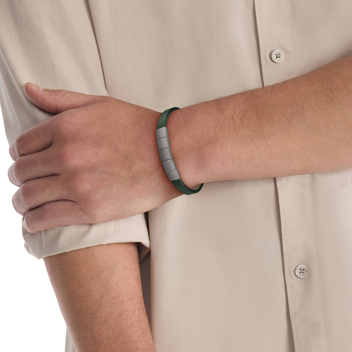  Armband - Leer - 19,5cm