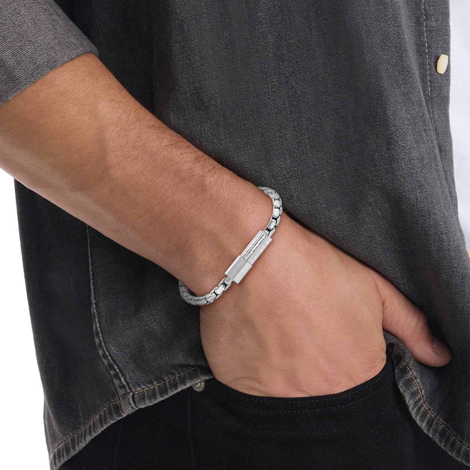  Schakelarmband - Staal - 19,5cm