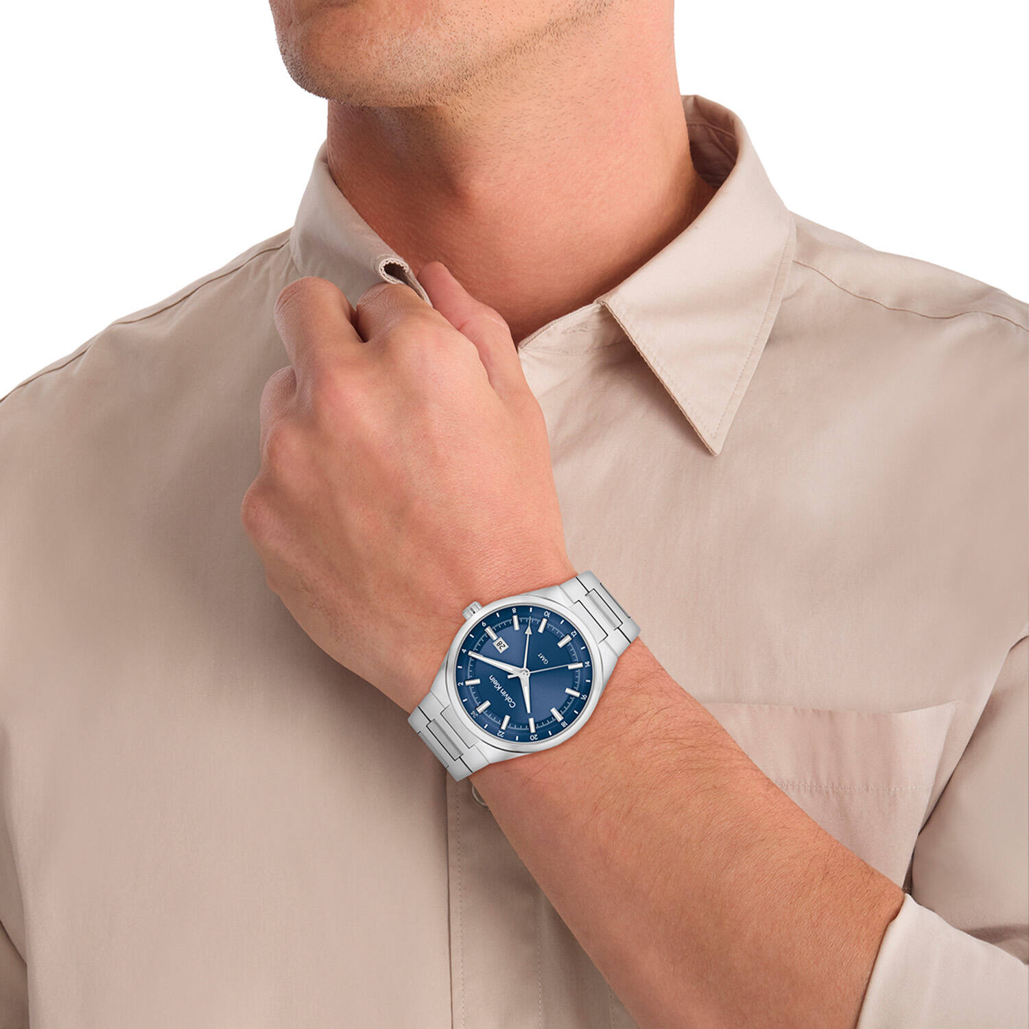  Distinguish GMT - Ø44 - Silberfarbig