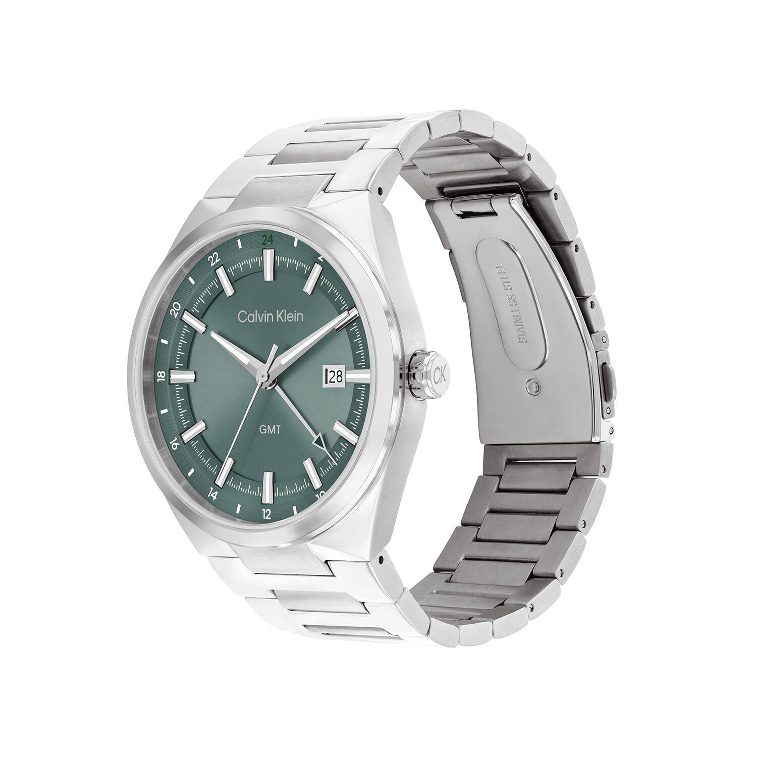  Distinguish GMT - Ø44 - Zilverkleurig
