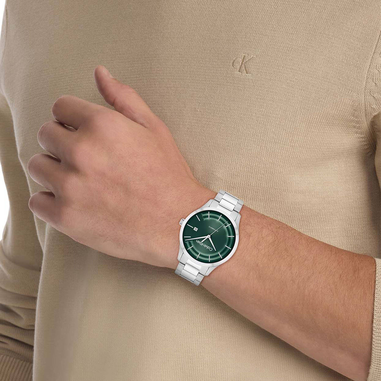  CK ICONIC AUTOMATIC - Ø40 - Argenté