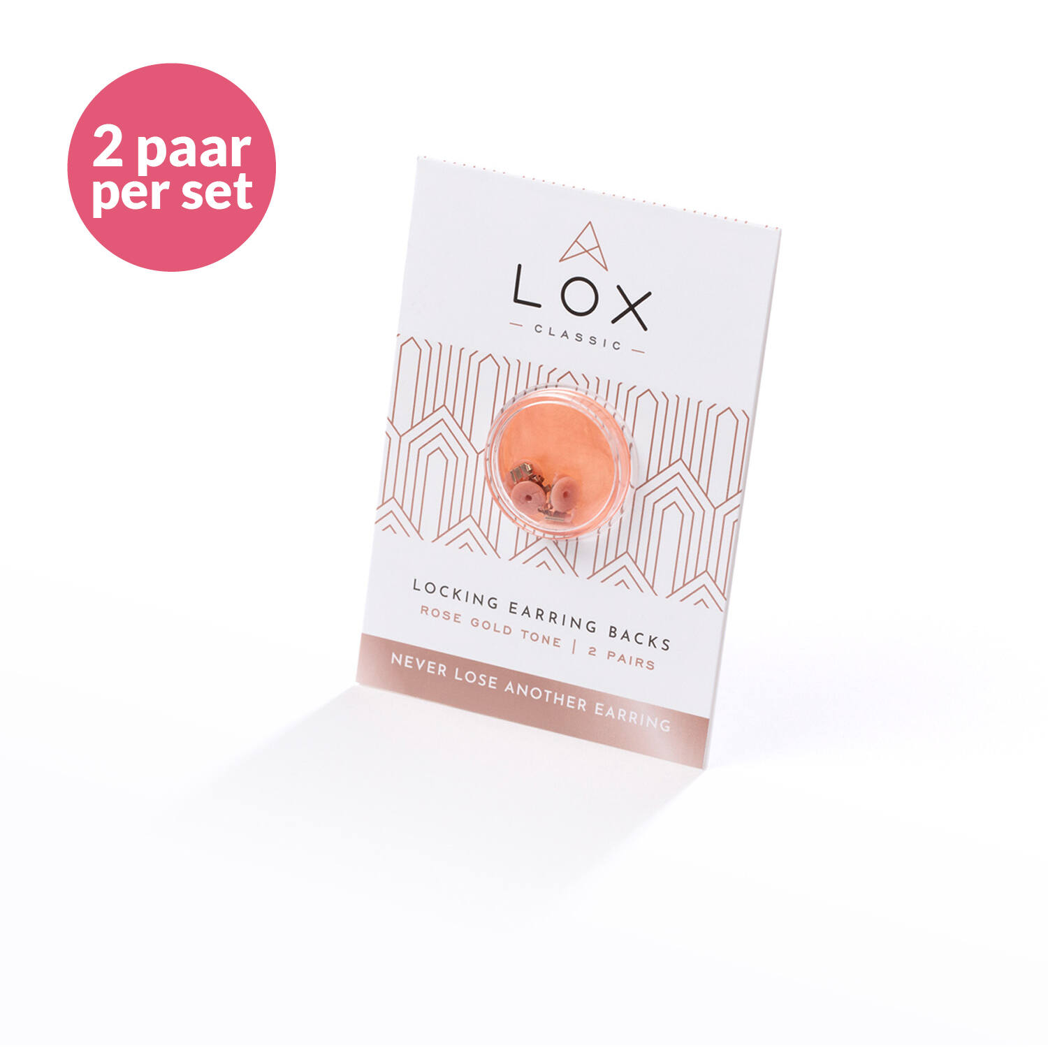 Lox Safety Poussettes - Rosékleurig - Per 12 sets