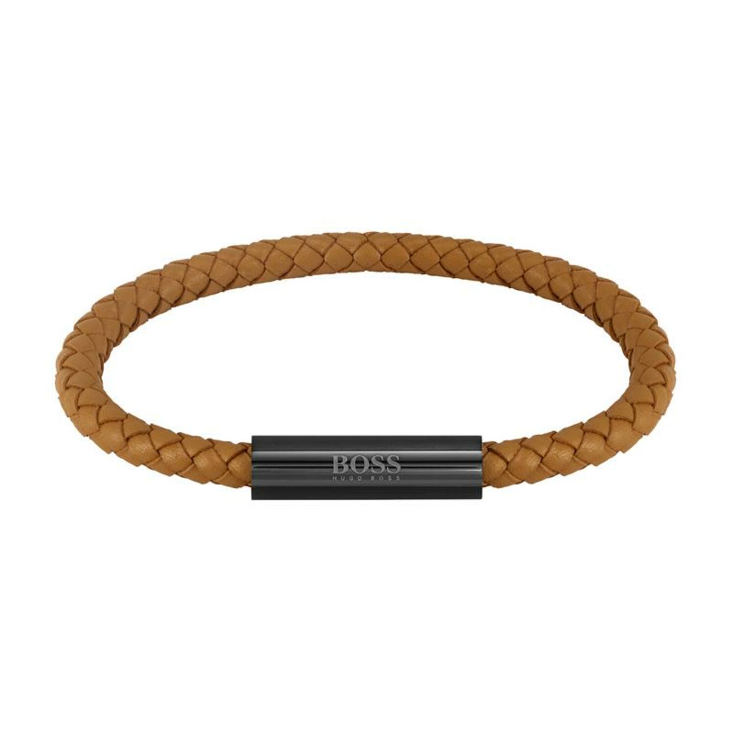  Woven bracelet - Leather - 19cm
