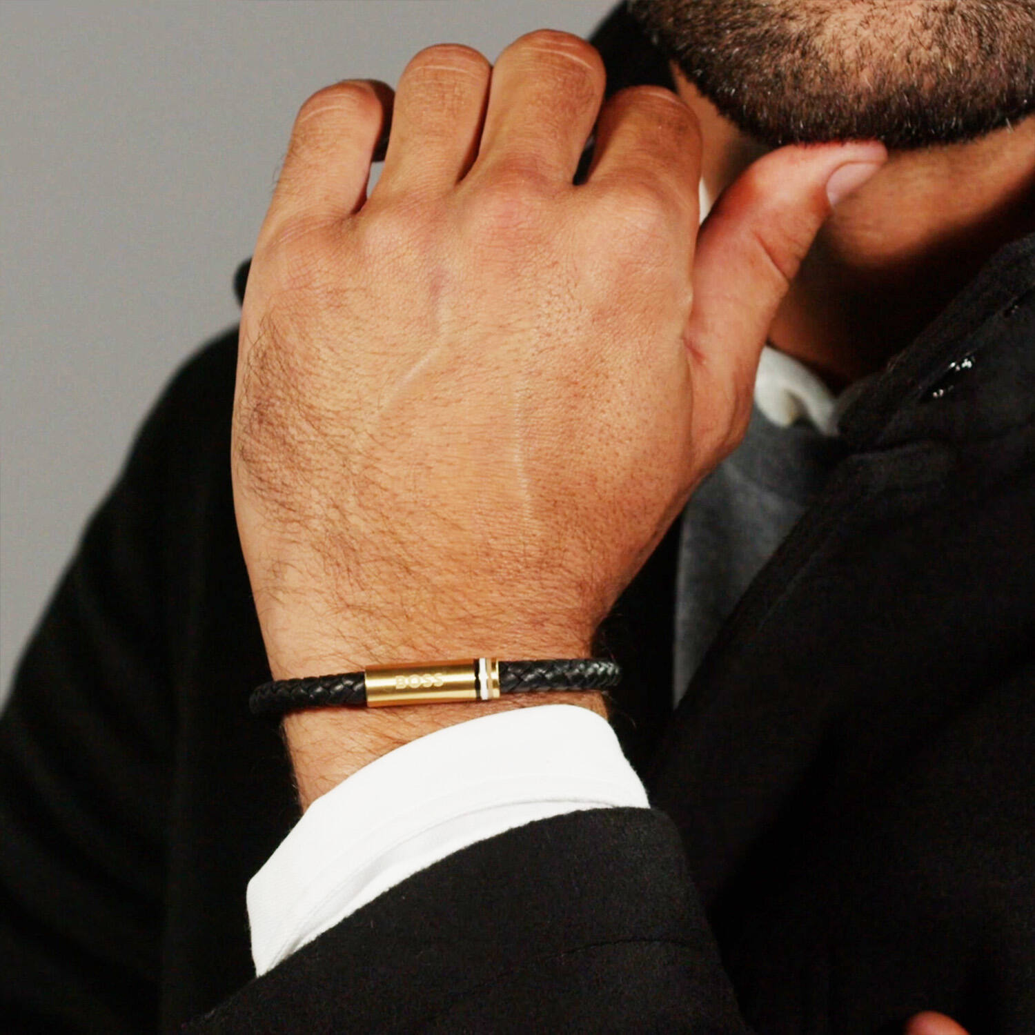  Armband - Leer - 19cm
