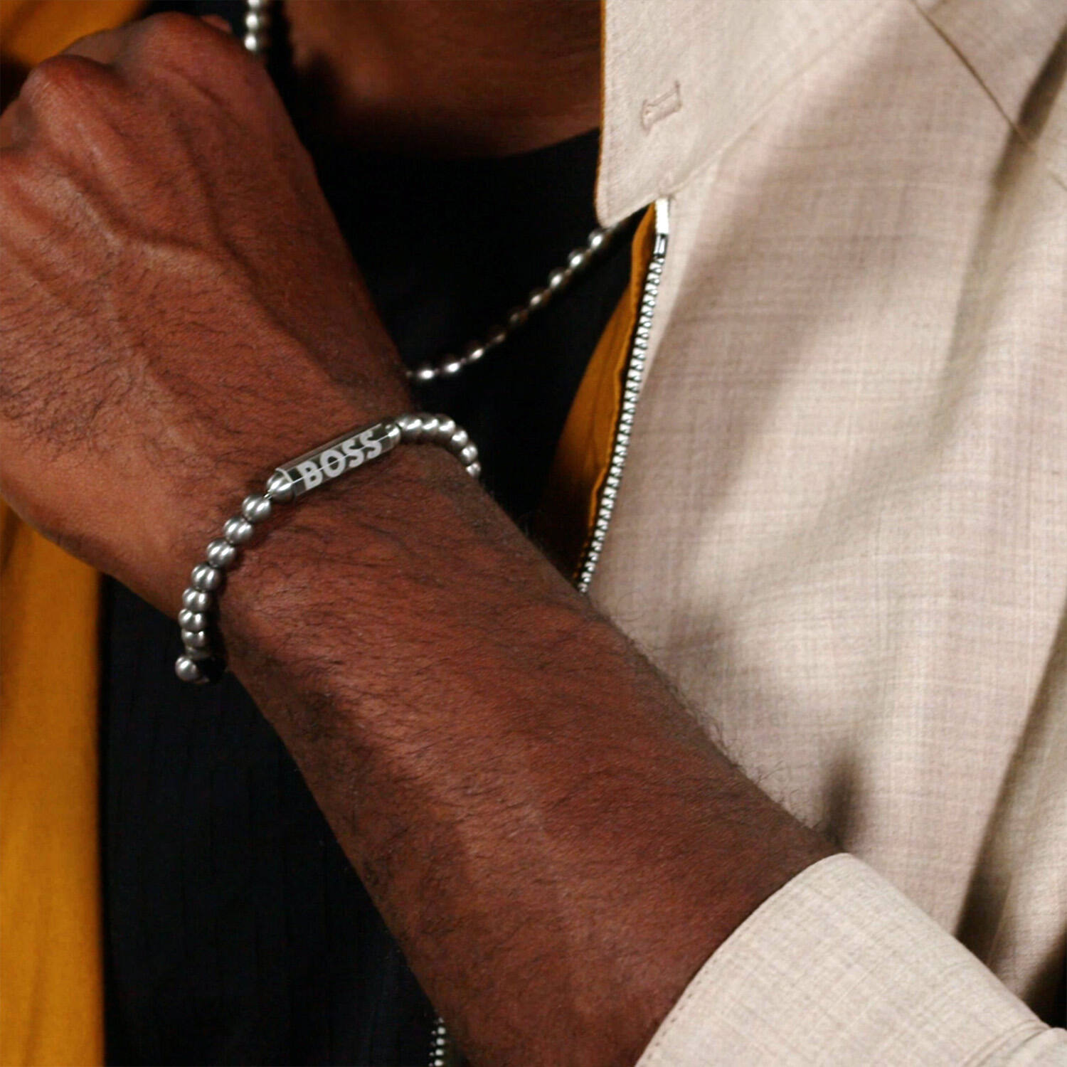  Bracelets en perles - Acier - 19cm