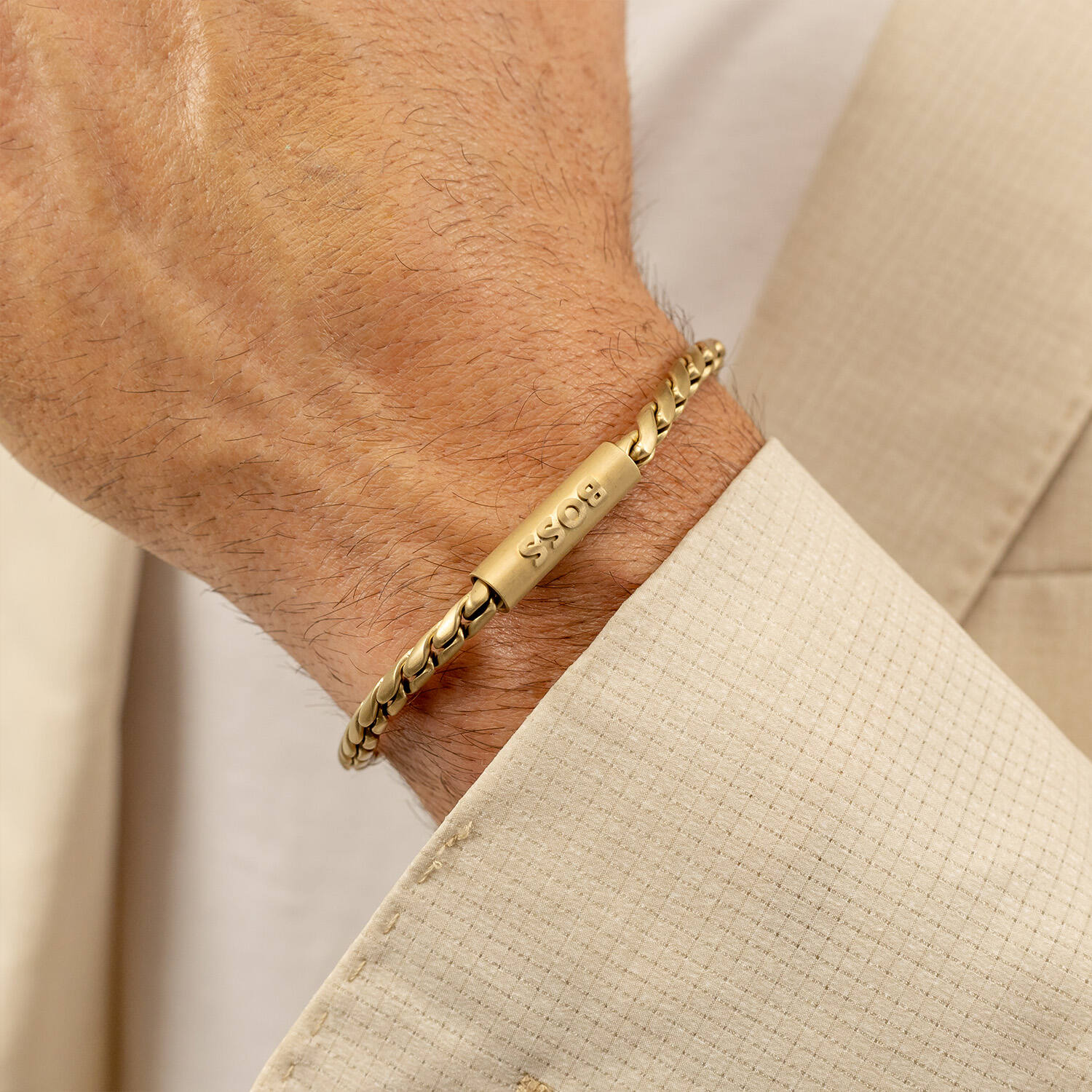  Gliederarmbänder - Stahl - 19cm