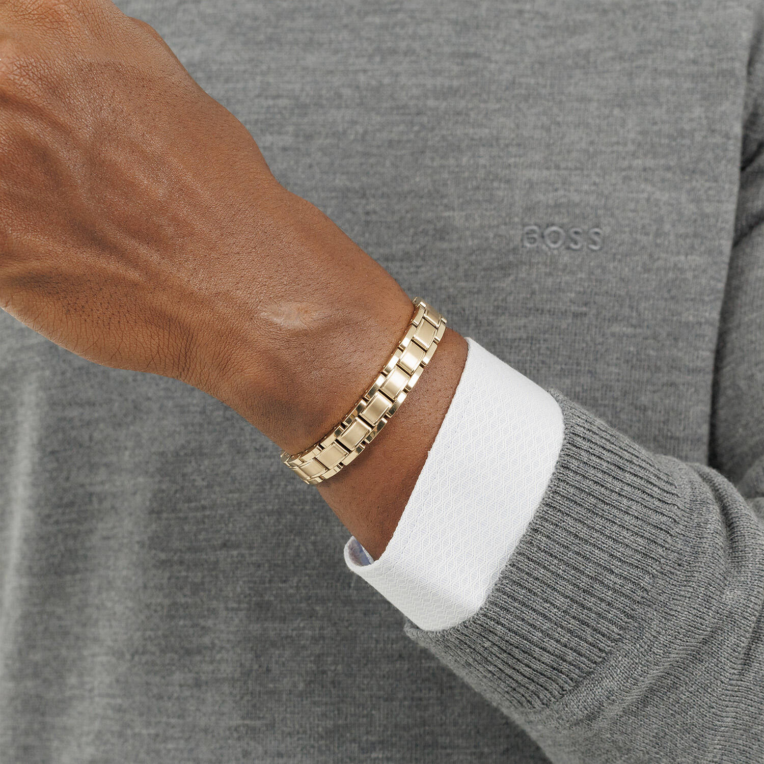  Bracelets à maillons - Acier - 21cm