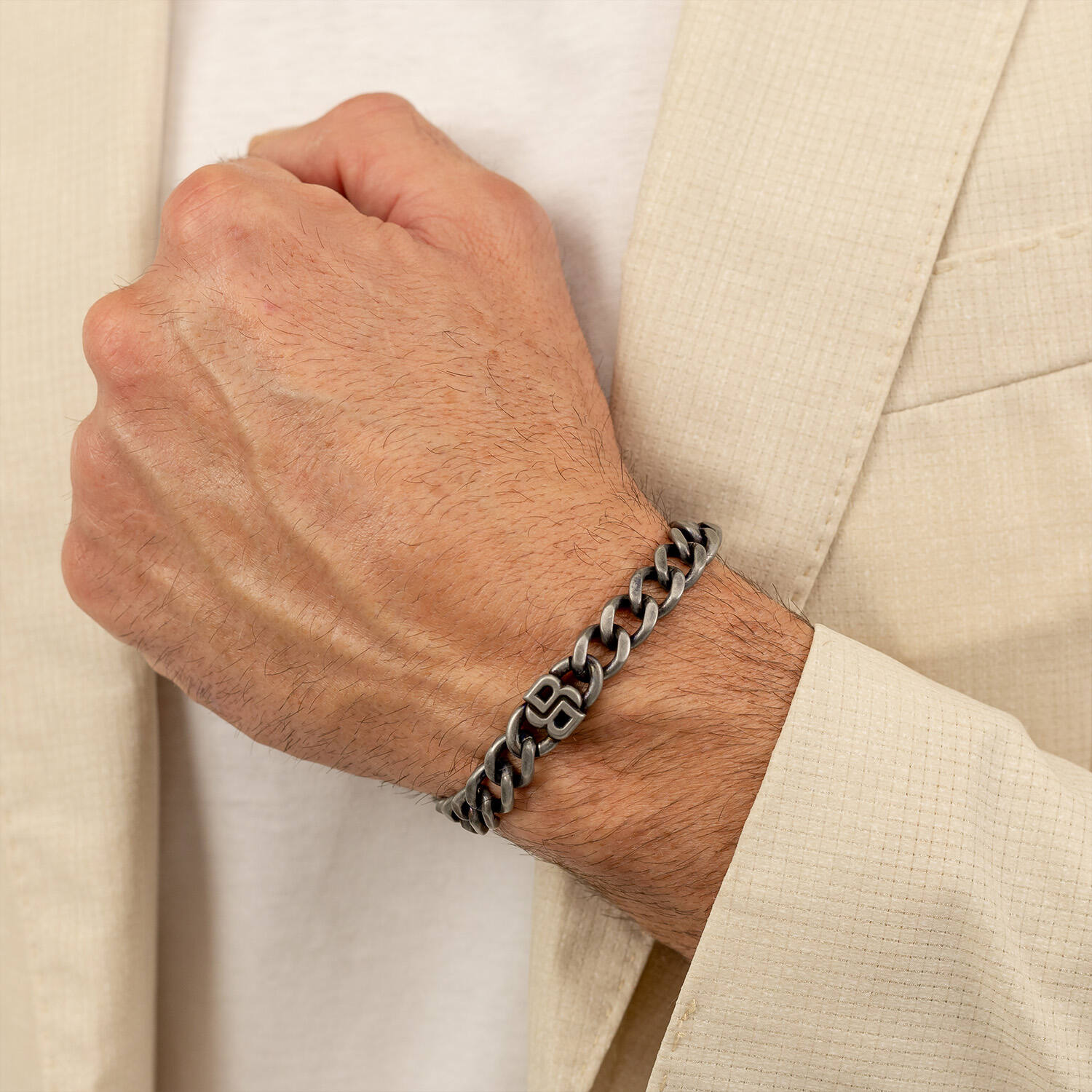  Schakelarmband - Staal - 19cm