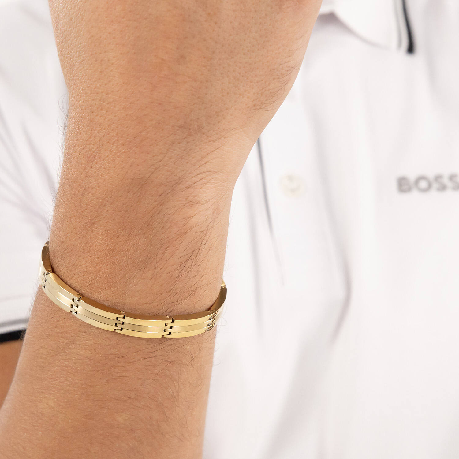  Bracelets à maillons - Acier - 19cm
