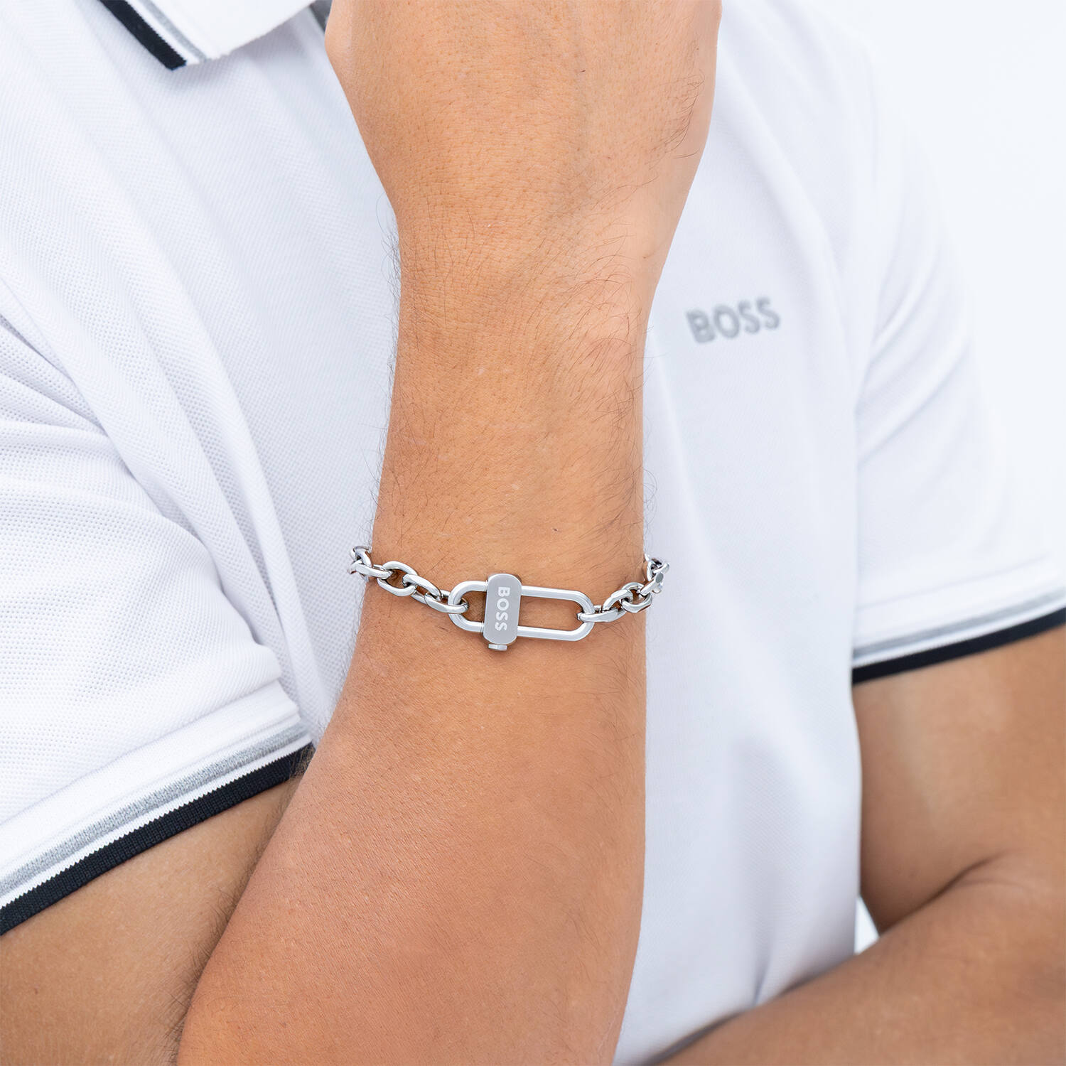  Bracelets à symbole - Acier - 19cm